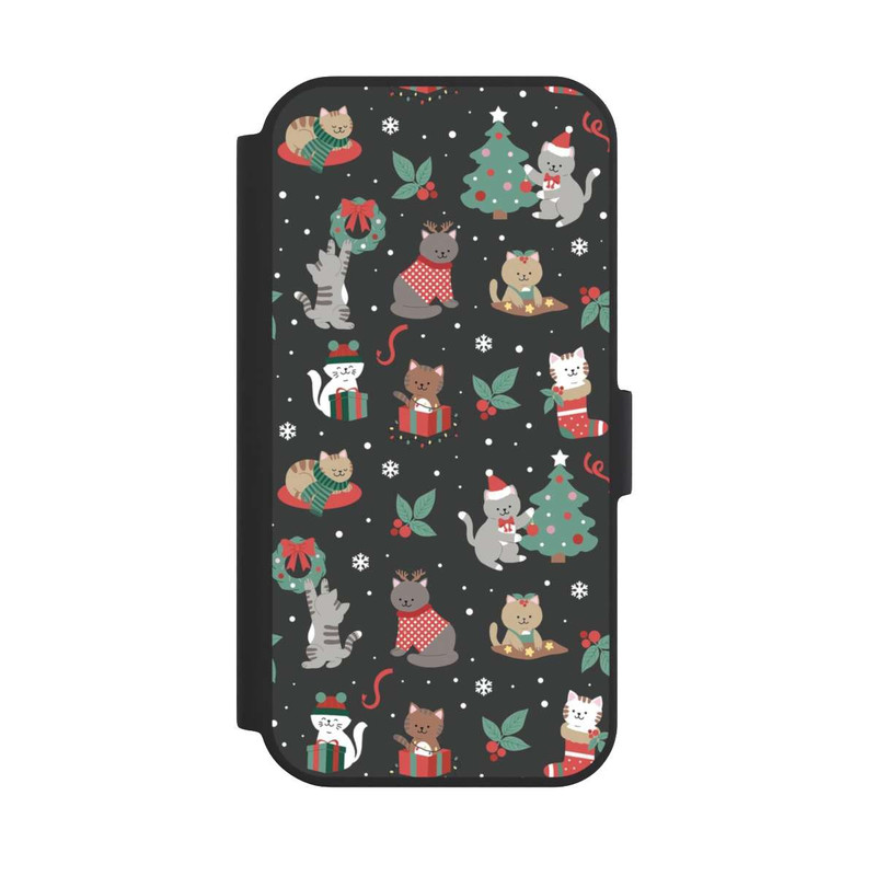 iPhone 15 NIVOflip Weihnachtliche Kätzchen