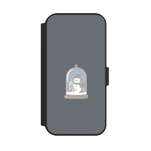 Apple iPhone 15 NIVOflip Minimalist Snow Globe with Snowman