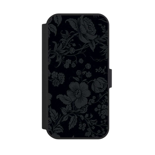 Apple iPhone 15 NIVOflip Dunkle Blumen Vintageoptik