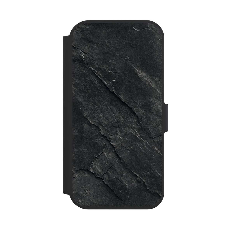 iPhone 15 NIVOflip Dark Grey Slate Look