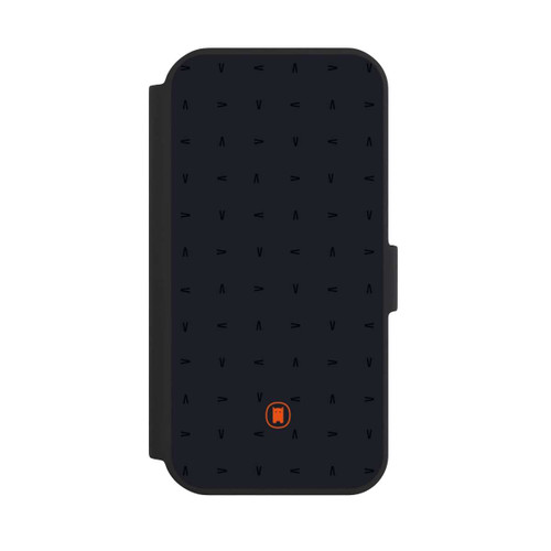 Apple iPhone 15 NIVOflip Nivocase Muster Dunkelgrau