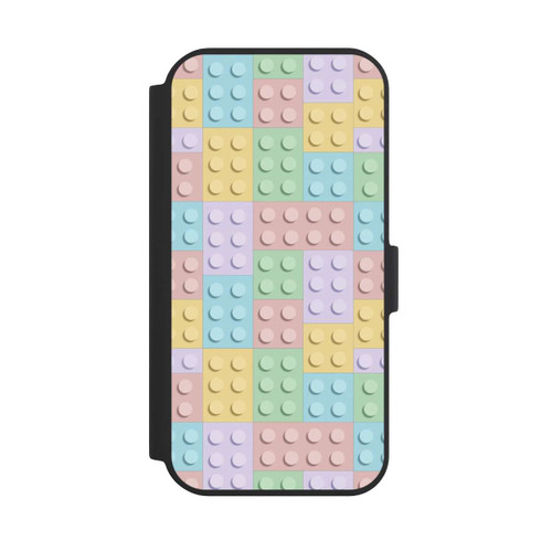 Apple iPhone 15 NIVOflip Buntes Blockmuster