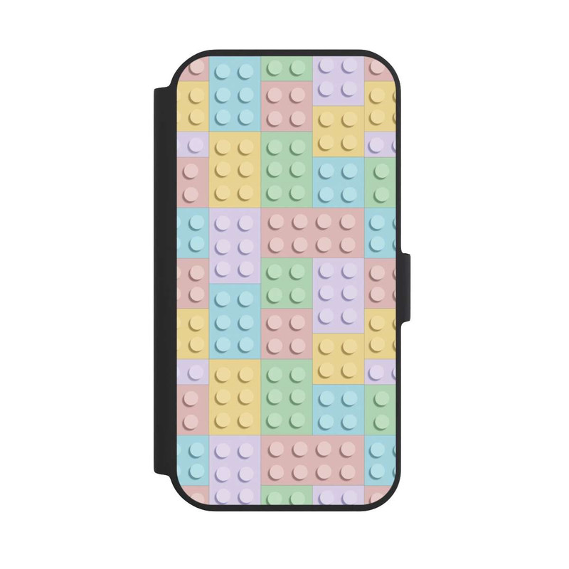 iPhone 15 NIVOflip Buntes Blockmuster