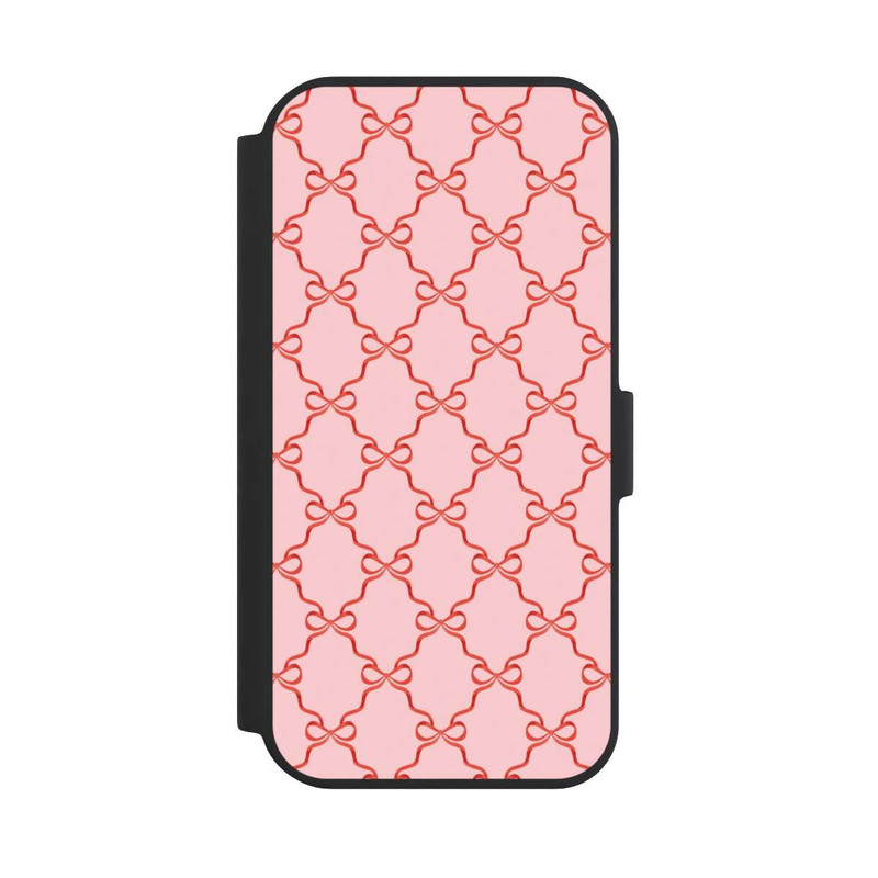 iPhone 15 NIVOflip Rubans Rose Rouge