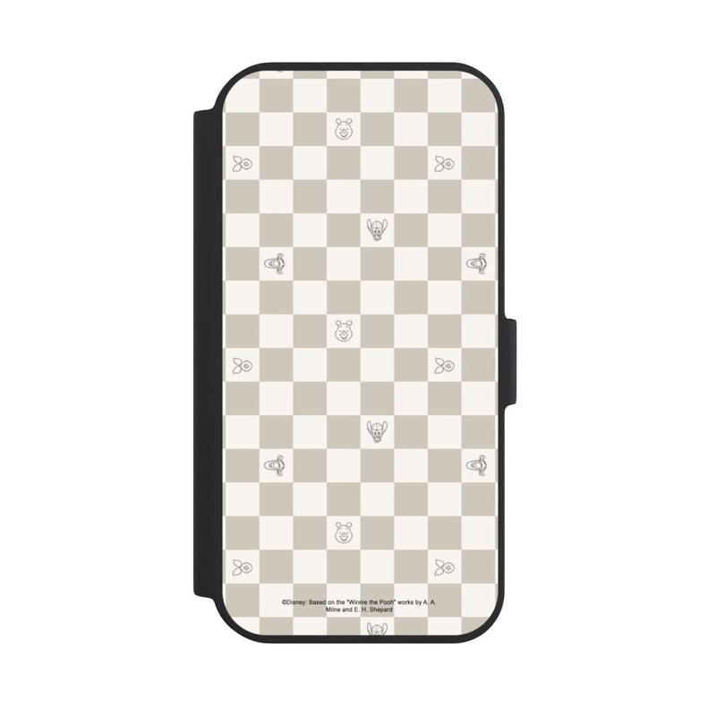 iPhone 15 NIVOflip Winnie Puuh Kariert Beige