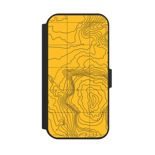 Apple iPhone 15 NIVOflip Berg gelbe Linien