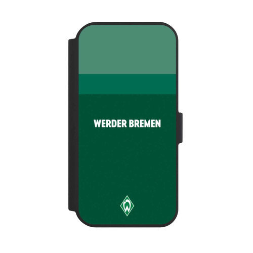 Apple iPhone 15 NIVOflip Werder Bremen Schriftzug Raute