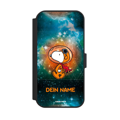 Apple iPhone 15 NIVOflip Snoopy Space Traveller Personalisierbar