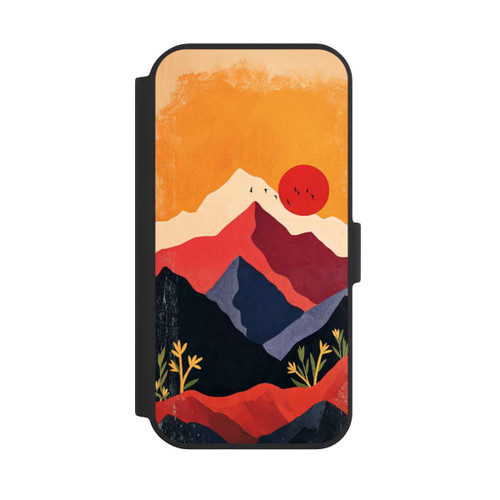 Apple iPhone 15 NIVOflip Les Alpes En Rouge 