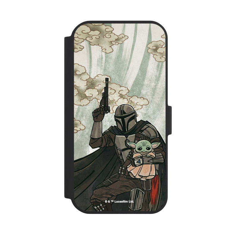 iPhone 15 NIVOflip Mandalorian and Child Japanese Style