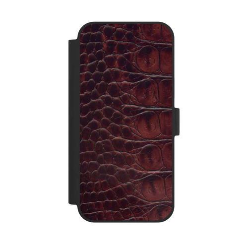 Apple iPhone 15 Plus NIVOflip Cuir de Crocodile