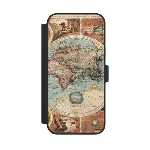 Apple iPhone 15 Plus NIVOflip Vintage Weltkarte