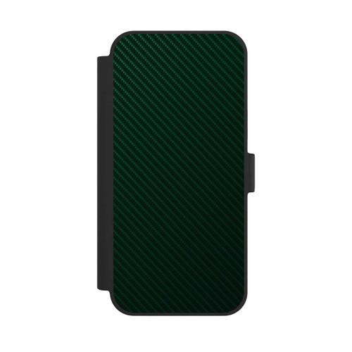 Apple iPhone 15 Plus NIVOflip British Racing Green Carbon