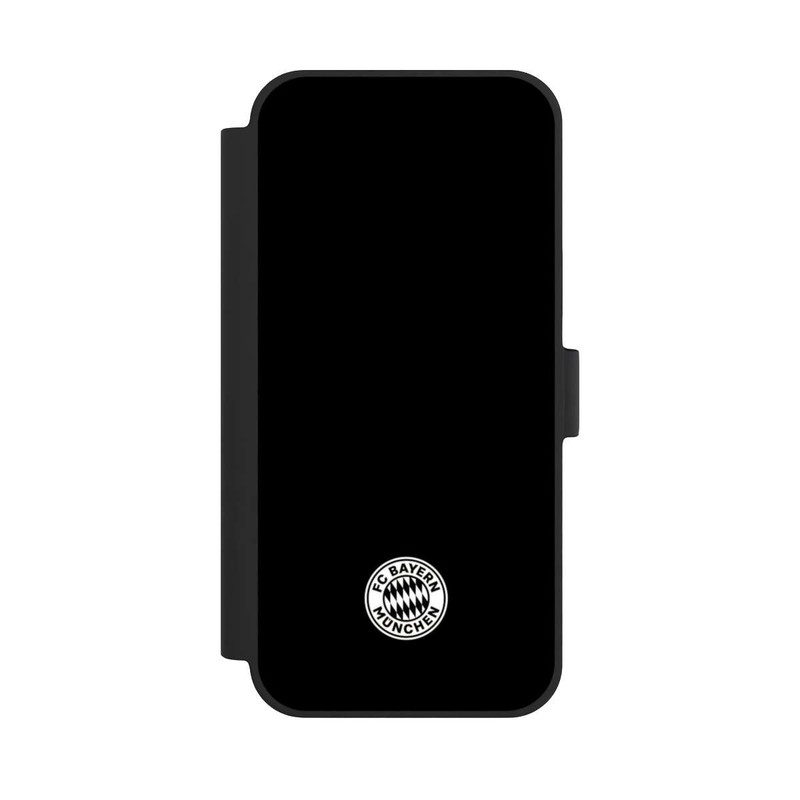 iPhone 15 Plus NIVOflip Classic FCB Logo - white on black
