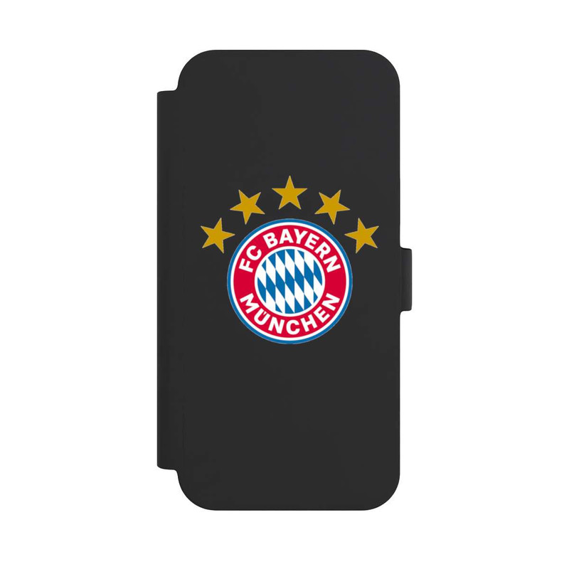 iPhone 15 Plus NIVOflip FCB Logo mit Sterne - ohne Hintergrund