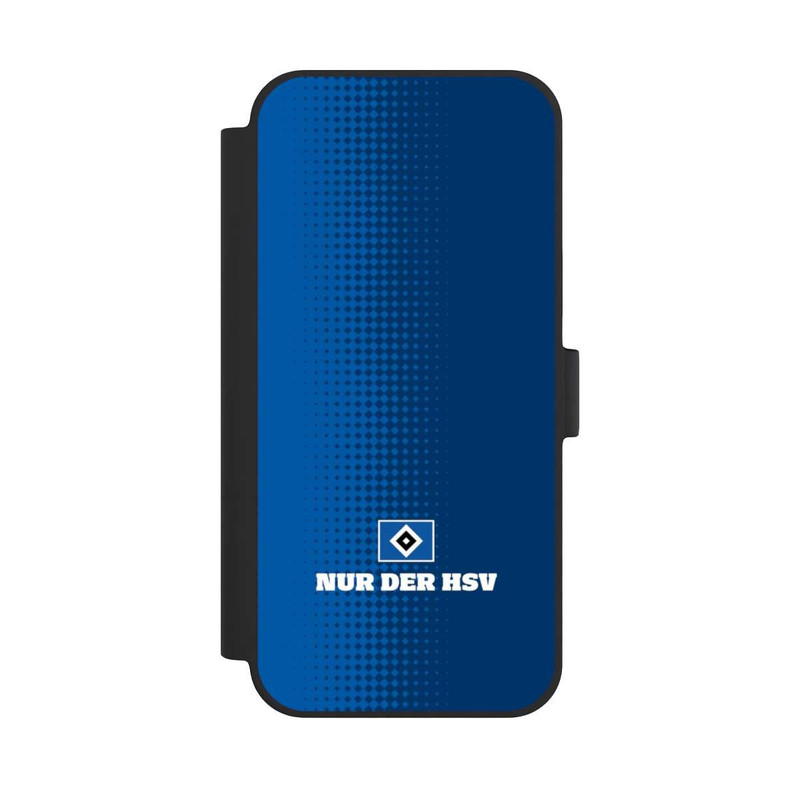 iPhone 15 Plus NIVOflip Nur der HSV - Trame de losange bleue