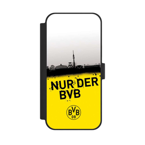 Apple iPhone 15 Plus NIVOflip Nur der BVB - Silhouette