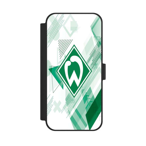 Apple iPhone 15 Plus NIVOflip Weiße Grafikelemente - Werder Bremen