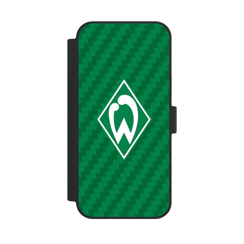 iPhone 15 Plus NIVOflip Carbonlook - Werder Bremen