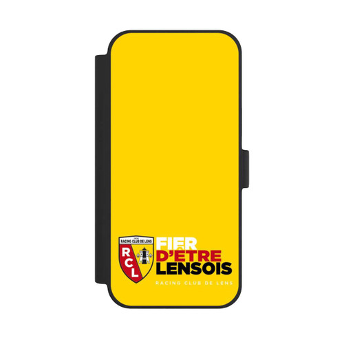Apple iPhone 15 Plus NIVOflip Fond Logo RCL Jaune