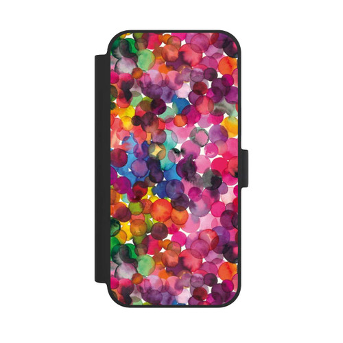 Apple iPhone 15 Plus NIVOflip Überlappende Aquarellpunkte