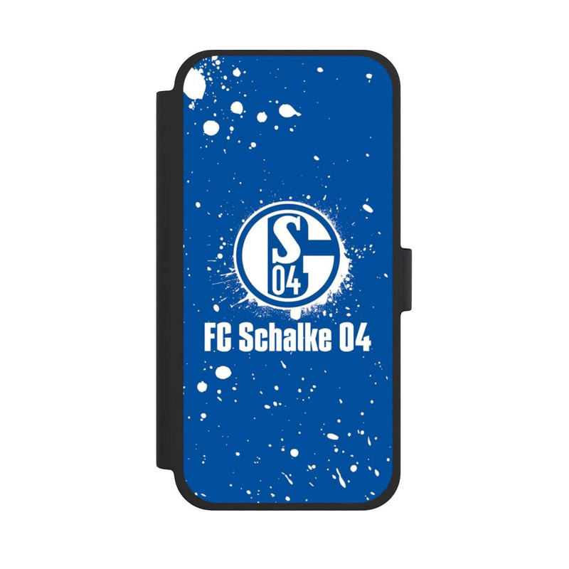 iPhone 15 Plus NIVOflip Schalke 04 - Spraylogo