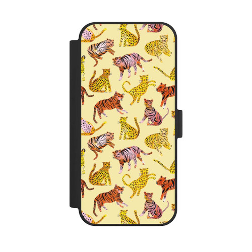 Apple iPhone 15 Plus NIVOflip Tiger und Leoparden Savannah