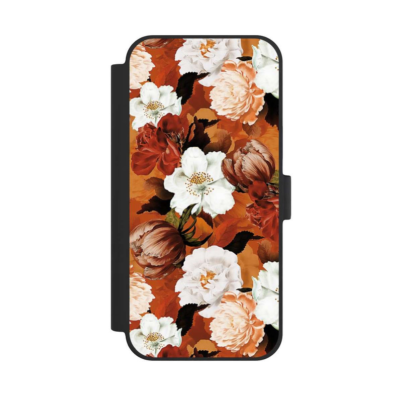 iPhone 15 Plus NIVOflip Üppige Vintage Pfingstrosen Und Rosen