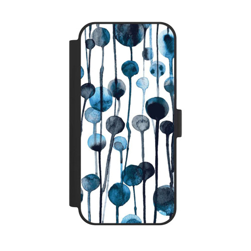 Apple iPhone 15 Plus NIVOflip Tropfende Punkte blau