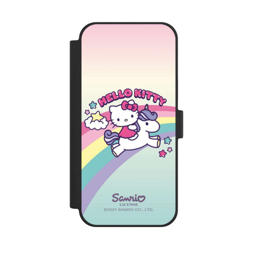 Apple iPhone 15 Plus NIVOflip Hello Kitty Regenbogen 