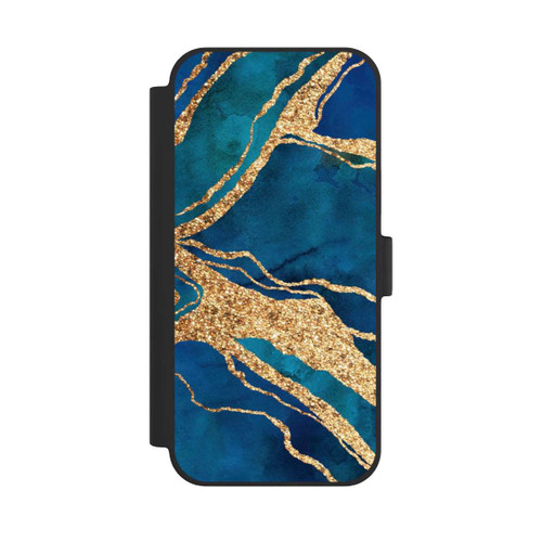 Apple iPhone 15 Plus NIVOflip Gemstone Blue Gold