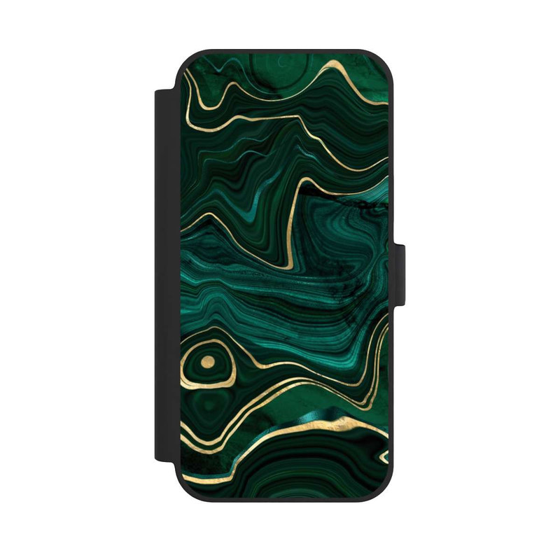 iPhone 15 Plus NIVOflip Impression or malachite