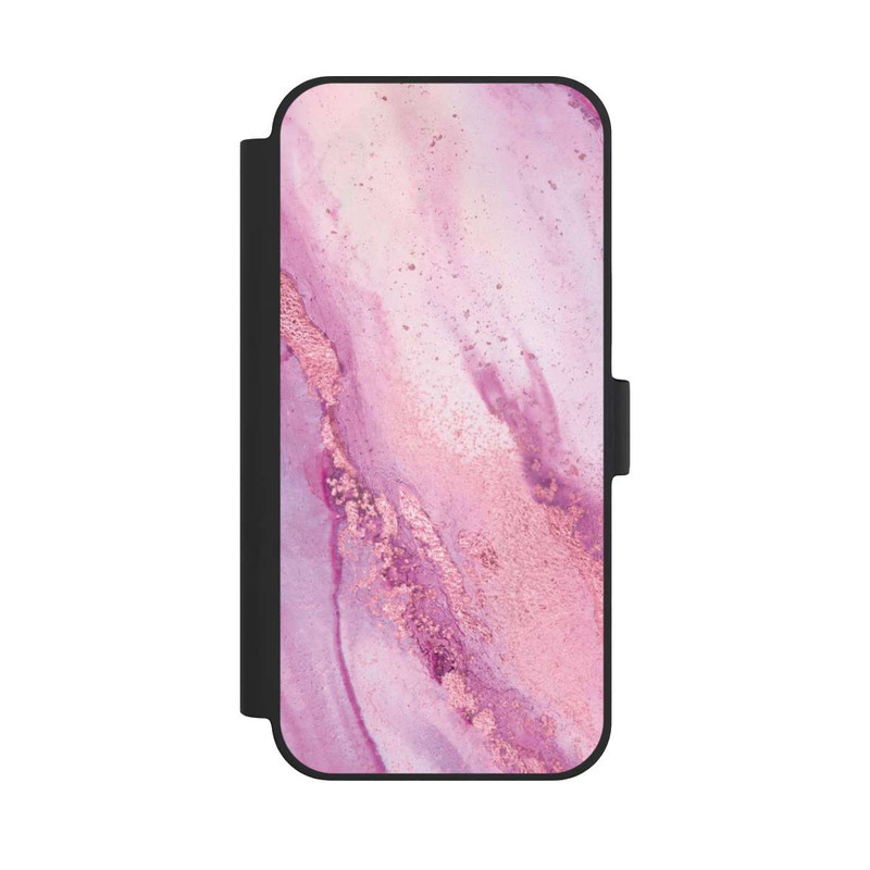 iPhone 15 Plus NIVOflip Encre murale en marbre violet