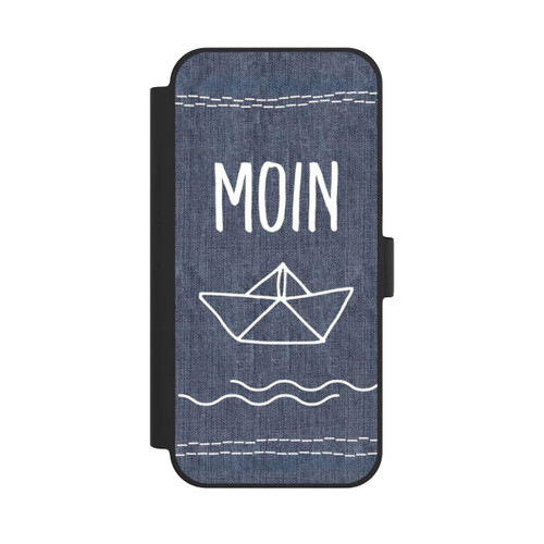 Apple iPhone 15 Plus NIVOflip Moin Schiff Denim