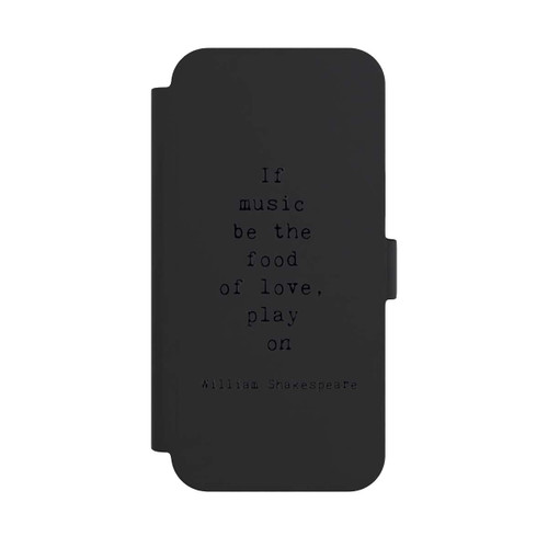 Apple iPhone 15 Plus NIVOflip Shakespeare Music Food Transparent