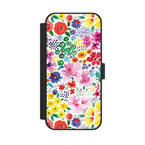 Apple iPhone 15 Plus NIVOflip Kunstvolle kleine Frühlingsblumen