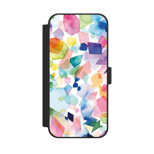 Apple iPhone 15 Plus NIVOflip Colorful Watercolor Gems Diamonds