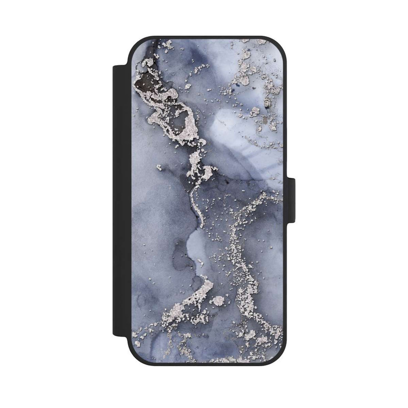 iPhone 15 Plus NIVOflip Encre Bleu Argent