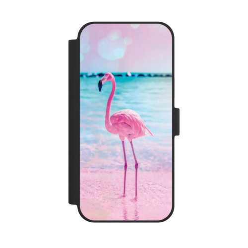 Apple iPhone 15 Plus NIVOflip Pink Flamingo on the beach
