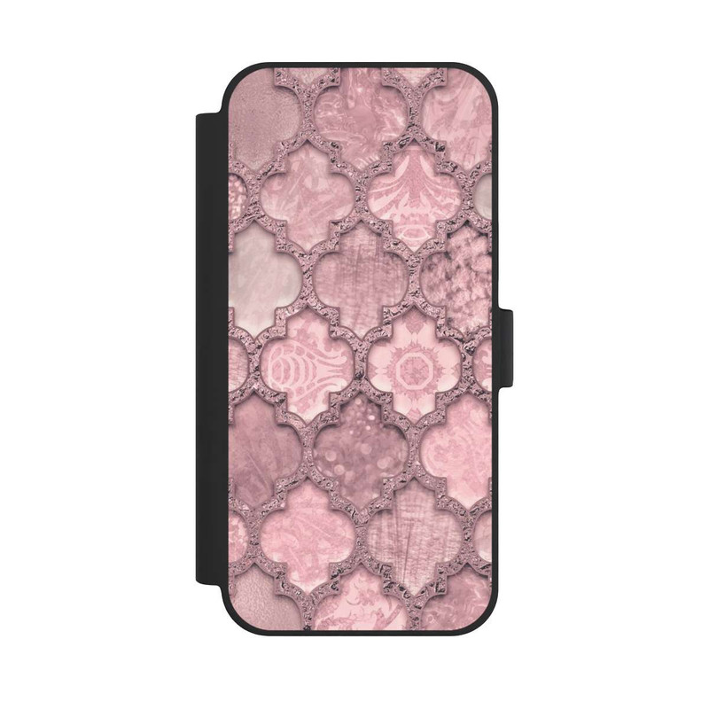 iPhone 15 Plus NIVOflip Marokko Fliesen rosa