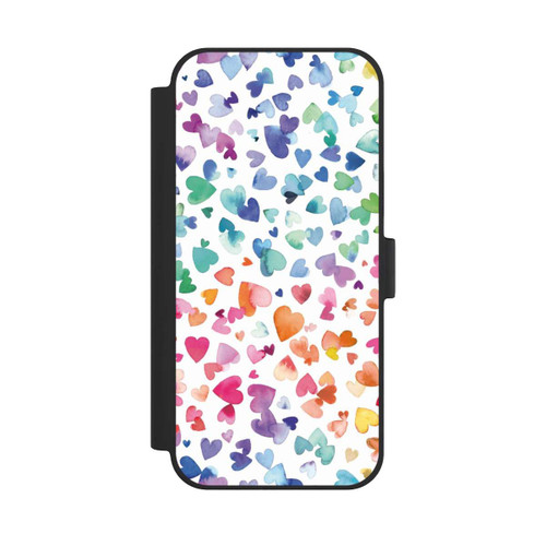 Apple iPhone 15 Plus NIVOflip Liebesherzen aquarell