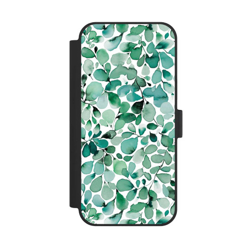 Apple iPhone 15 Plus NIVOflip Watercolor Pattern Leaffy Leaves