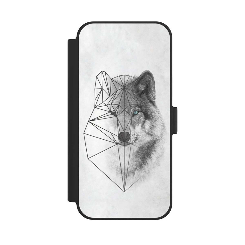 iPhone 15 Plus NIVOflip Loup polygonique