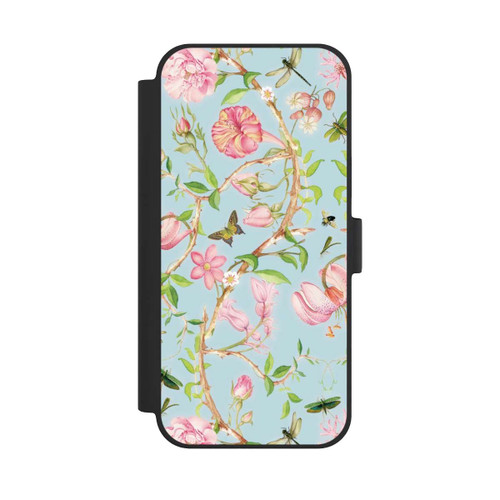 Apple iPhone 15 Plus NIVOflip Vintage Botanic Flowers Blue