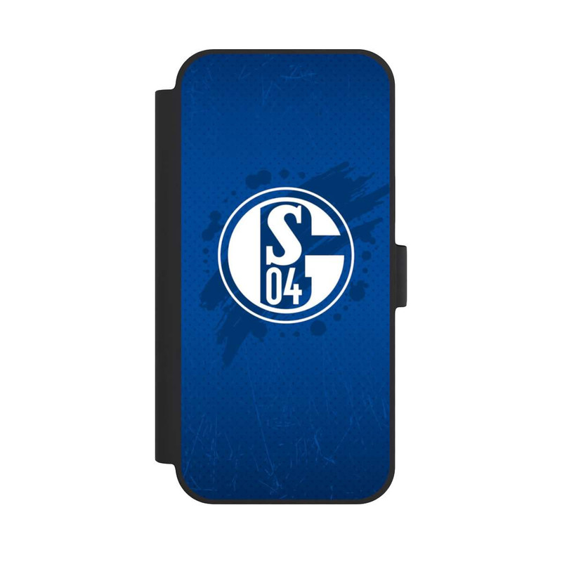 iPhone 15 Plus NIVOflip Schalke 04 Farbe Fleck Blau