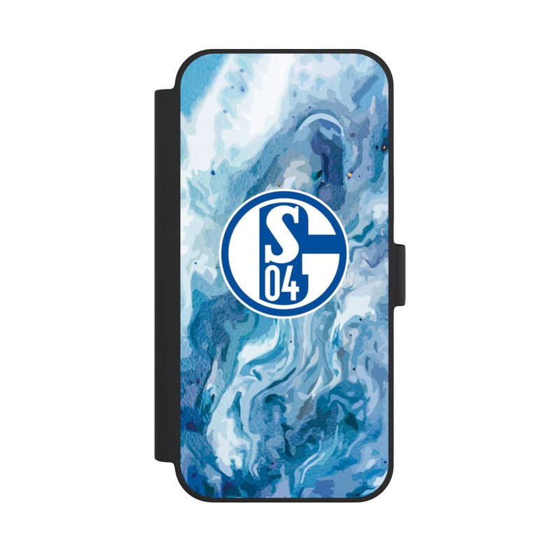 iPhone 15 Plus NIVOflip Schalke 04 Flüssig Blau