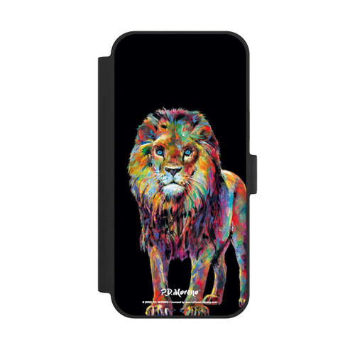 Apple iPhone 15 Plus NIVOflip Löwe Bunte Kunst von P.D. Moreno