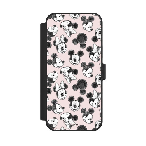 Apple iPhone 15 Plus NIVOflip Minnie &amp; Mickey Viele Gesichter Pink