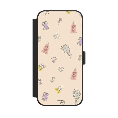 Apple iPhone 15 Plus NIVOflip Princess Accessoires Pattern Beige Disney Princess 