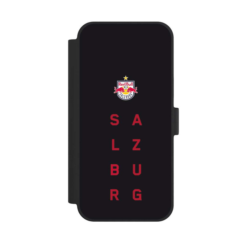 iPhone 15 Plus NIVOflip FC RB Salzburg Schriftzug Rot